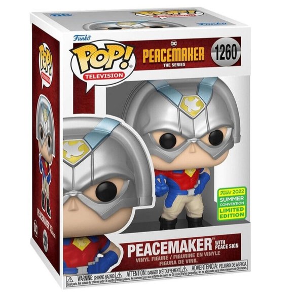Peace Maker #1260 Limited Edition Funko Pop DC Suicide Squad John Cena - Picture 1 of 1